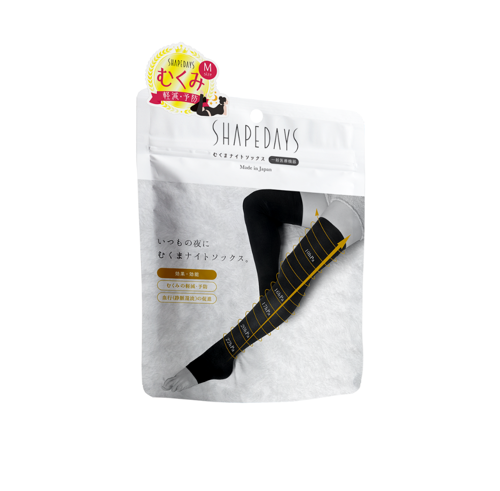 SHAPEDAYS むくまナイトソックス 3枚組 / 着圧レギンスプレミアム 2枚【kiki(@kiki_diet_training)さん限定500円OFF】