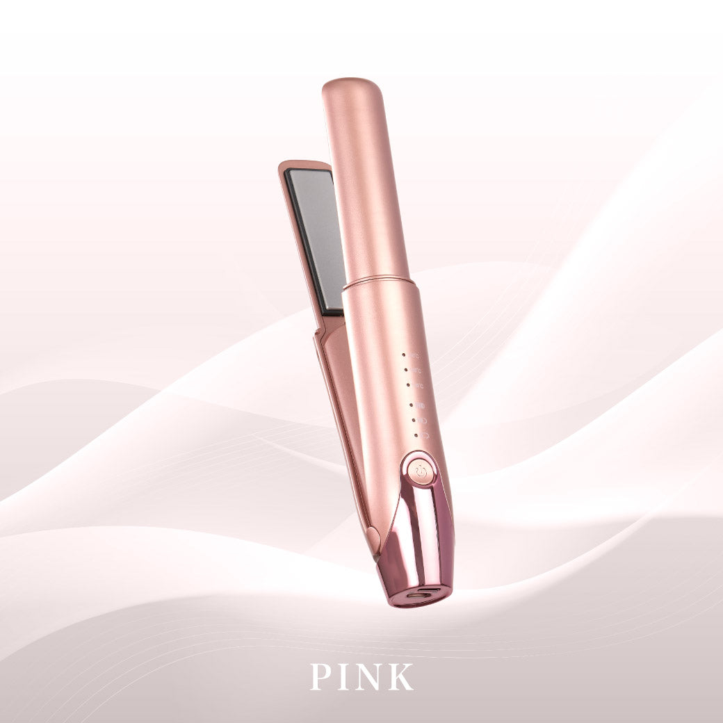 【ZIPで紹介!旅行神アイテム2位】Agetuyaコードレスミニヘアアイロン3【海外対応・機内持ち込み可能】