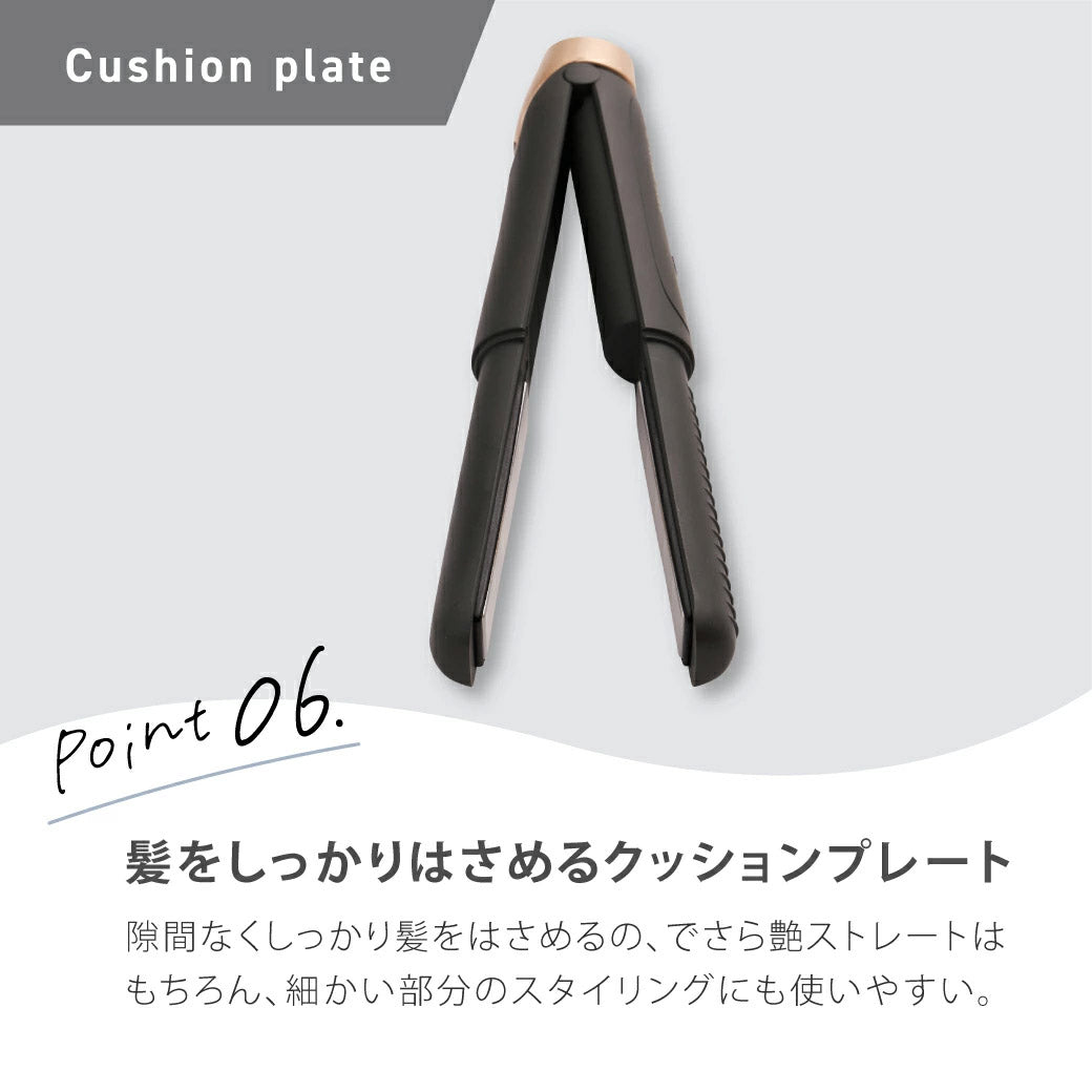 15%OFF特別価格 AgetuyaコードレスミニヘアアイロンⅡ【海外対応・機内持ち込み可能】