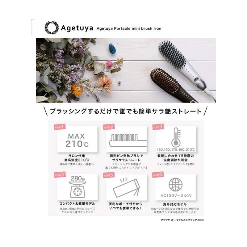 【販促品】 アゲツヤ 三角POP ミニブラシB&W 【QS-17108用】
