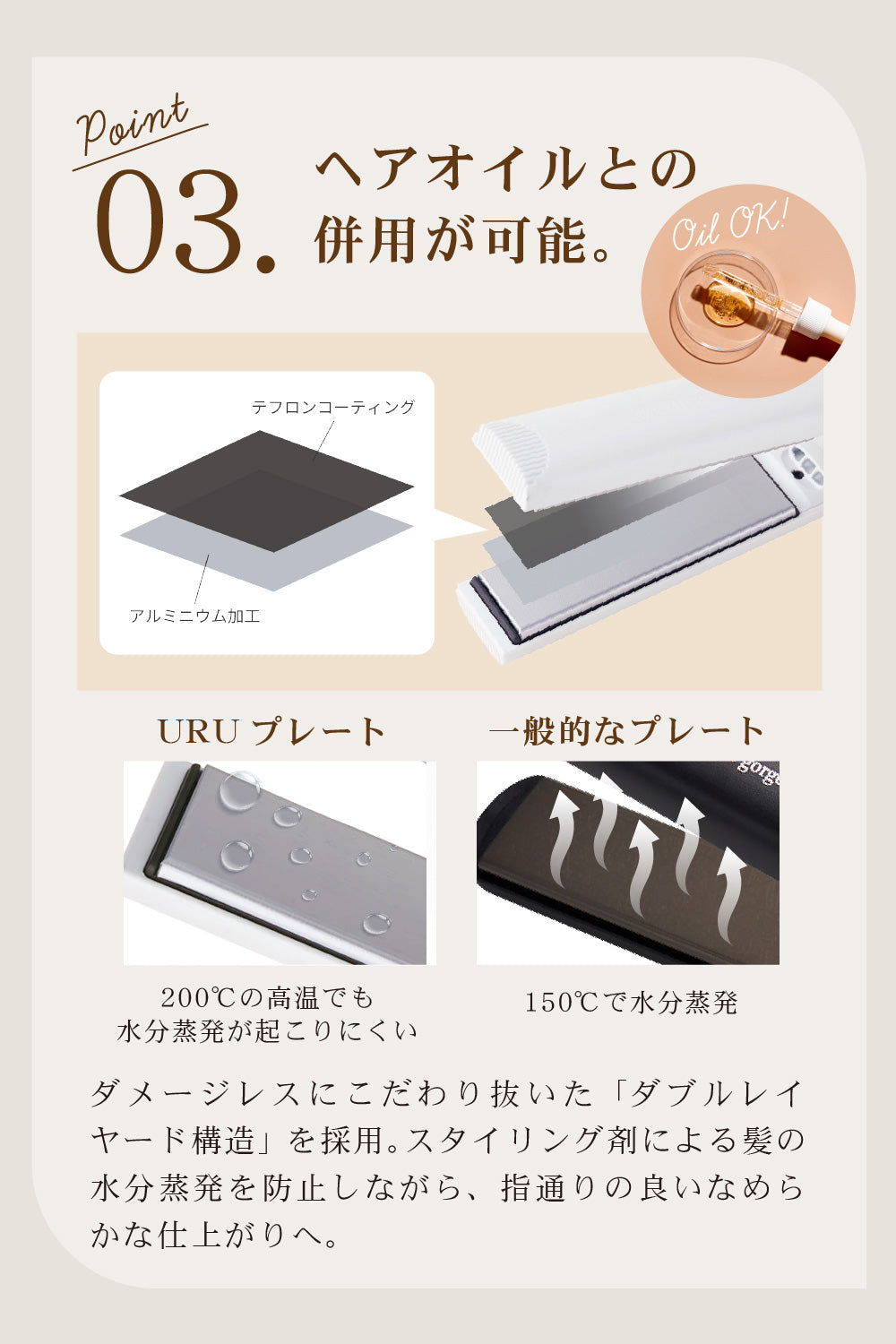 Agetuya URU ストレート＆カールヘアアイロン