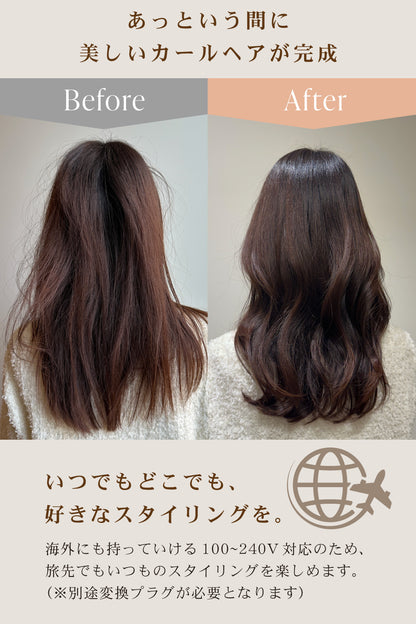 agetuya URU カールヘアアイロン 38mm