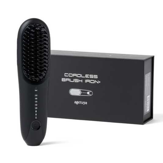 Agetuya コードレスブラシアイロンプラス