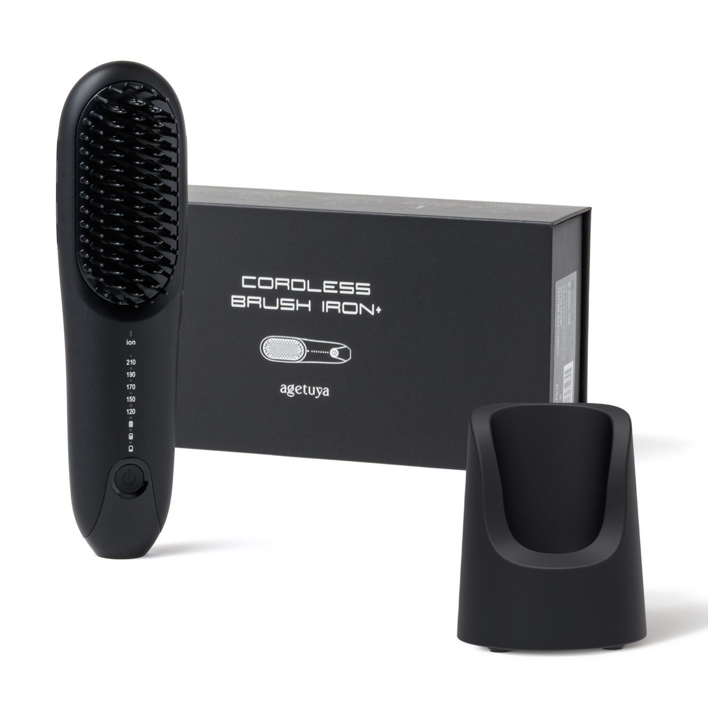 Agetuya コードレスブラシアイロンプラス【充電スタンド付き】