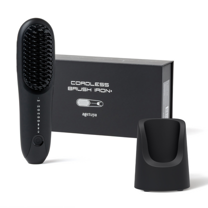 Agetuya コードレスブラシアイロンプラス【充電スタンド付き】