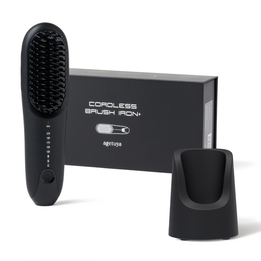 Agetuya コードレスブラシアイロンプラス【充電スタンド付き】