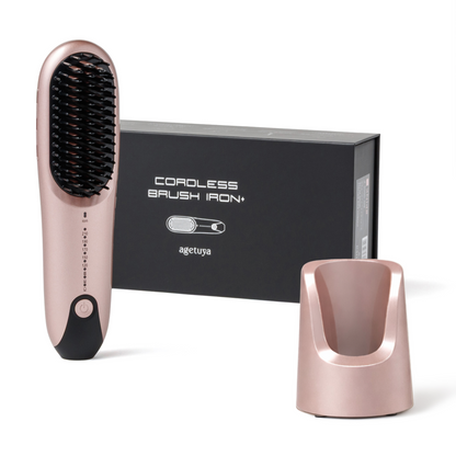Agetuya コードレスブラシアイロンプラス【充電スタンド付き】