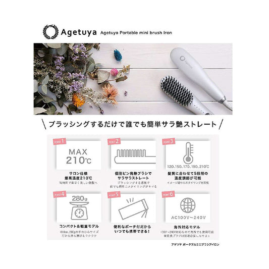【販促品】 アゲツヤ 三角POP ミニブラシB&W 【QS-17108用】